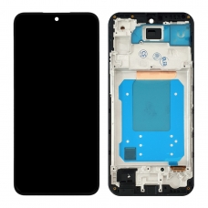 Pantalla completa con marco para Samsung Galaxy M35 5G M356 negra OLED