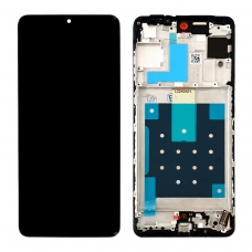 Pantalla completa con marco para Samsung Galaxy M55 5G M556 negra original
