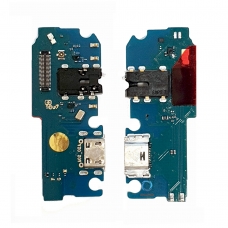 Placa auxiliar con conector de carga Micro USB y audio jack para Samsung Galaxy A02 A022 original