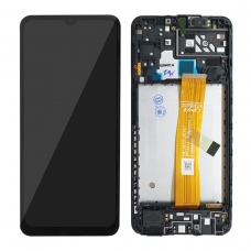 Pantalla completa con marco para Samsung Galaxy A04S A047F negra original Versión CDOT