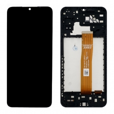 Pantalla completa con marco para Samsung Galaxy A04S A047F CDOT negra original China