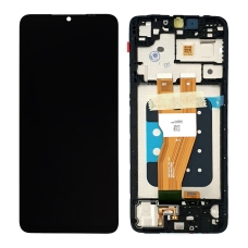 Pantalla completa con marco para Samsung Galaxy A05 A055 negra original