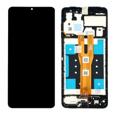 Pantalla completa con marco para Samsung Galaxy A06 A065 negra original