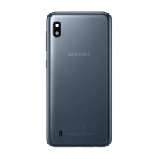 Tapa trasera negra con lente para Samsung Galaxy A10 A105