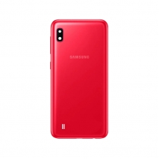 Tapa trasera roja con lente para Samsung Galaxy A10 A105