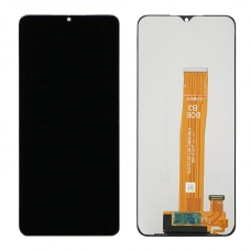 Pantalla completa sin marco para Samsung Galaxy A12 2021 A127/A032 A032F negra BOE original