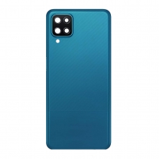 Tapa trasera azul con lente para Samsung Galaxy A12 A125