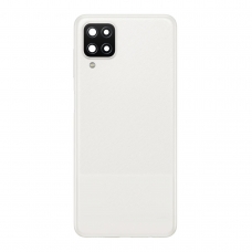 Tapa trasera blanca con lente para Samsung Galaxy A12 A125
