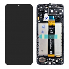 Pantalla completa con marco para Samsung Galaxy A13 5G A136 negra original