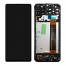 Pantalla completa con marco para Samsung Galaxy A13 A137 2022 negra original