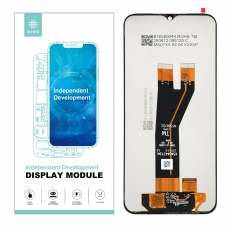 IKREA Pantalla completa para Samsung Galaxy A14 5G A146B/A14 4G A145F Negra(Conector Largo)
