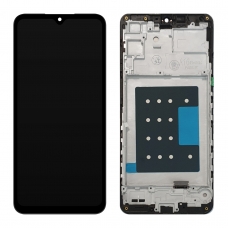 Pantalla completa con marco para Samsung Galaxy A16 5G A166 negra TFT