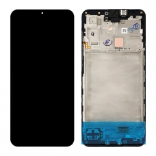 Pantalla completa con marco para Samsung Galaxy A17 5G A176 negra original