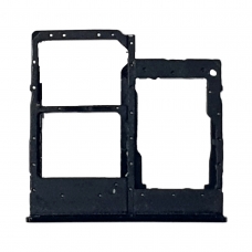 Bandeja Dual SIM+SD negra para Samsung Galaxy A20E A202
