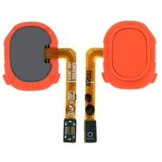 Cable flex con botón home naranja para Samsung Galaxy A20E A202