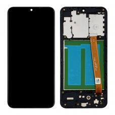 Pantalla completa con marco para Samsung Galaxy A20E A202 negra original China 