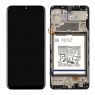 Pantalla completa con marco y batería para Samsung Galaxy A22 4G A225 negra original