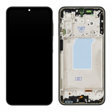Pantalla completa con marco para Samsung Galaxy A26 5G A266 negra origina(Assembled)