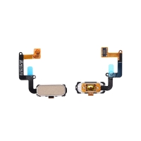 Flex con botón home y lector de huella dactilar-fingerprint oro para Samsung Galaxy A3 2017 A320/A5 2017 A520/A7 2017 A720 