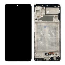 Pantalla completa con marco para Samsung Galaxy A32 4G A325 negra original reparada