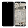 Pantalla completa con marco para Samsung Galaxy A32 4G A325 negra original reparada