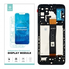 IKREA Pantalla completa con marco para Samsung Galaxy A32 5G A326 CDOT negra Calidad Premium(Assembled)