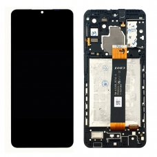Pantalla completa con marco para Samsung Galaxy A32 5G A326 negra original reparada Versión CDOT