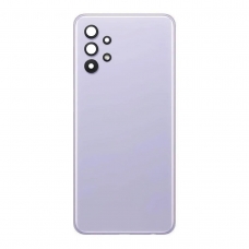 Tapa trasera violeta con lente para Samsung Galaxy A32 5G A326 original