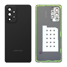 Tapa Trasera Con Lente Para Samsung Galaxy A33 5g A336 Negra Original