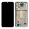 Pantalla completa con marco para Samsung Galaxy A34 5G A346 plata original(Assembled)