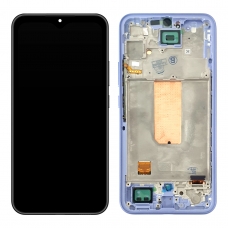 Pantalla completa con marco para Samsung Galaxy A34 5G A346 violeta original(Assembled)