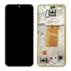 Pantalla completa con marco para Samsung Galaxy A35 5G A356 lemon original