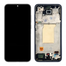 Pantalla completa con marco para Samsung Galaxy A35 5G A356 navy OLED