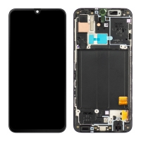 Pantalla completa con marco para Samsung Galaxy A40 A405 negra original