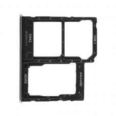 Bandeja Dual SIM/micro SD negra para Samsung Galaxy A41 A415