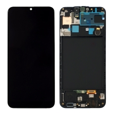 Pantalla completa con marco para Samsung Galaxy A50S A507 negra original