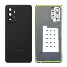 Tapa trasera con lente para Samsung Galaxy A52 A525/A52 5G A526/A52S A528 negra original
