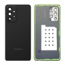 Tapa trasera con lente para Samsung Galaxy A52 A525/A52 5G A526/A52S A528 negra original