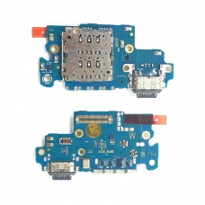 Placa auxiliar con conector de carga tipo-c y lector SIM para Samsung Galaxy A53 5G A536