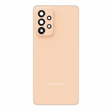 Tapa trasera con lente de cámara para Samsung Galaxy A53 5G A536 naranja