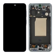 Pantalla completa con marco original assembled para Samsung Galaxy A57 5G A576 azul