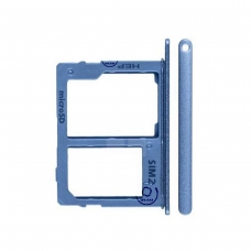 Bandeja Dual SIM2+Micro SD azul para Samsung Galaxy A6 2018 A600/A6 PLUS A605 