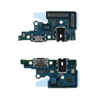 Placa auxiliar con micrófono conector de carga datos y accesorios USB Tipo C y conector de audio jack 3.5mm para Samsung Galaxy A70 A705