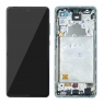 Pantalla completa con marco para Samsung Galaxy A72 A725F/A72 5G A726 azul original