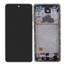 Pantalla completa con marco para Samsung Galaxy A72 A725F/A72 5G A726 blanca original