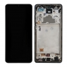 Pantalla completa con marco para Samsung Galaxy A72 A725F/A72 5G A726 negra original