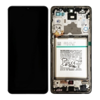Pantalla completa con marco y batería para Samsung Galaxy A72 A725F negra original