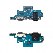 Placa auxiliar con micrófono conector de carga tipo C y audio jack 3.5mm para Samsung Galaxy A72 A725/A72 5G A726 original
