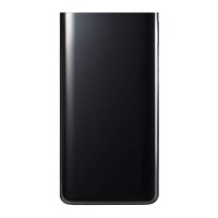 Tapa trasera negra para Samsung Galaxy A80 A805