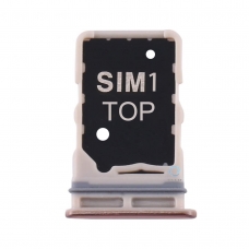 Bandeja SIM rosa/dorada para Galaxy A80 A805/A90 A908(Doble cara)